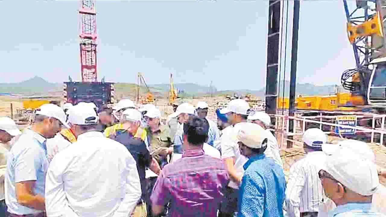 Polavaram Inspection: గోడ నాణ్యతపై సంతృప్తి
