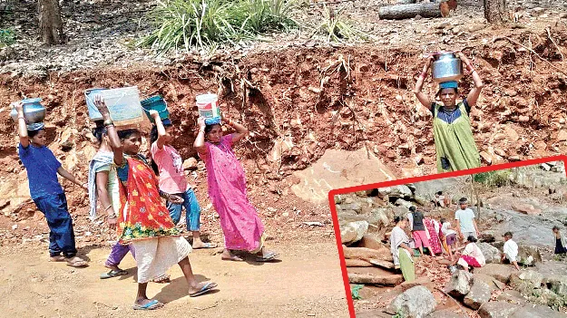 water problem: గుక్కెడు నీటి కోసం పాట్లు