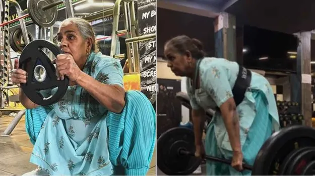 Viral Video: లేటు వయసులో వెయిట్ లిఫ్టింగ్.. ఈ బామ్మ టాలెంట్ గురించి తెలిస్తే.. 