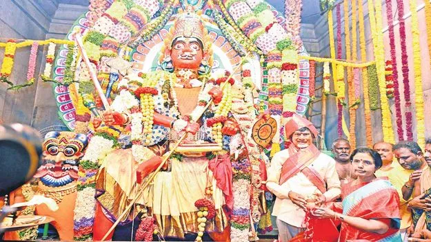 Chandrababu Naidu: గంగమ్మ సేవలో సీఎం చంద్రబాబు