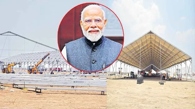 PM Modi Visits to Amaravati: మోదీ పర్యటనకు భారీ ఏర్పాట్లు