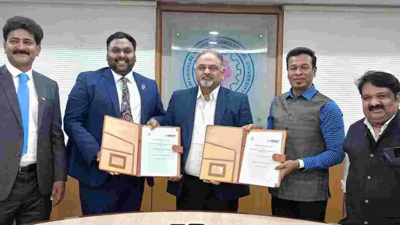 జర్మన్‌ వర్సిటీలతో జేఎన్‌టీయూ ఒప్పందాలు