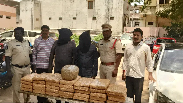 సూళ్లూరుపేటలో భారీగా గంజాయి పట్టివేత