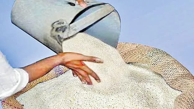 ముక్కిపోతున్న దొడ్డు బియ్యం