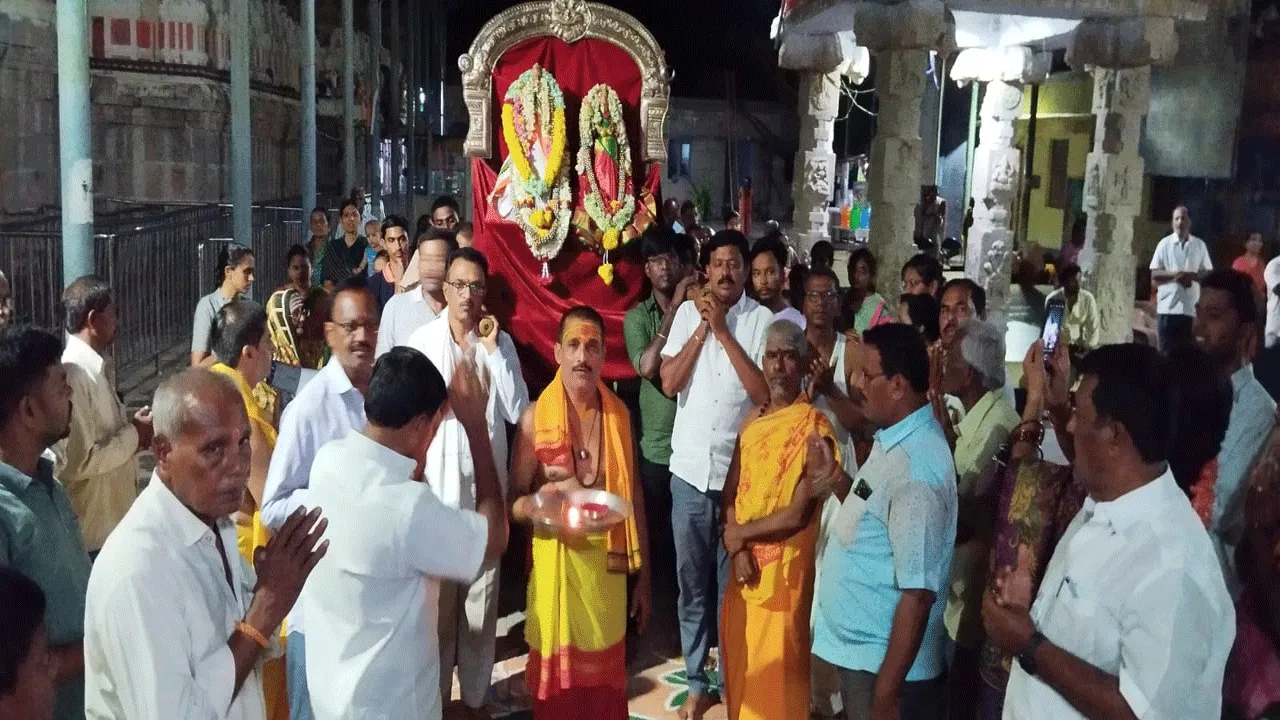 ఘనంగా వీరభద్రుడి పల్లకీ ఉత్సవం