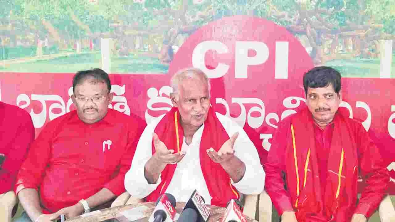 CPI : మేడిగడ్డ, అన్నారం, సుందిళ్ల బ్యారేజీలను వదిలేయాలి