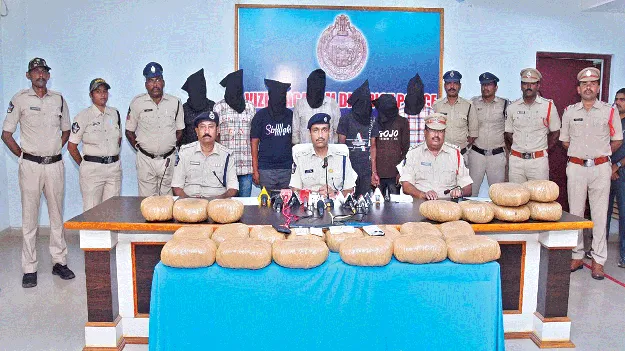 Caught with marijuana గంజాయితో దొరికిపోయారు