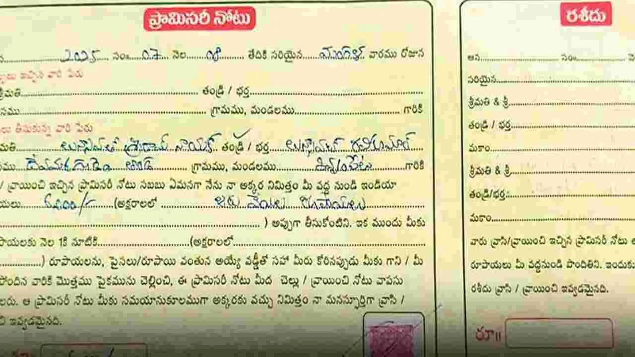 Student Issues: ప్రామిసరీ నోట్‌ తీసుకుని విద్యార్థికి టీసీ