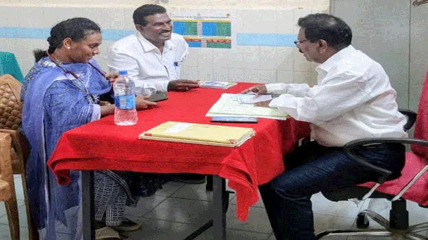 ప్రభుత్వ ఆసుపత్రి తనిఖీ   