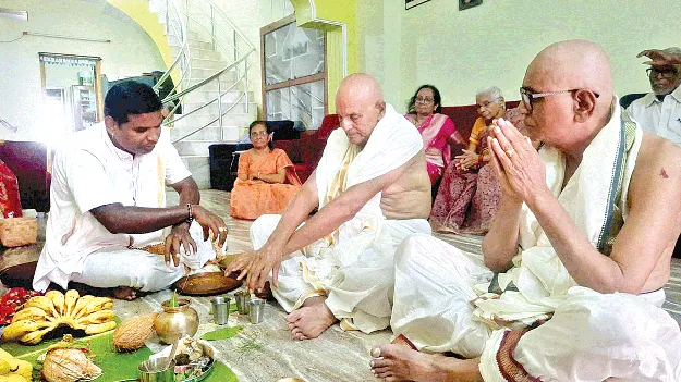 జీయన్నపేటలో కేశవరావు కర్మఖాండలు