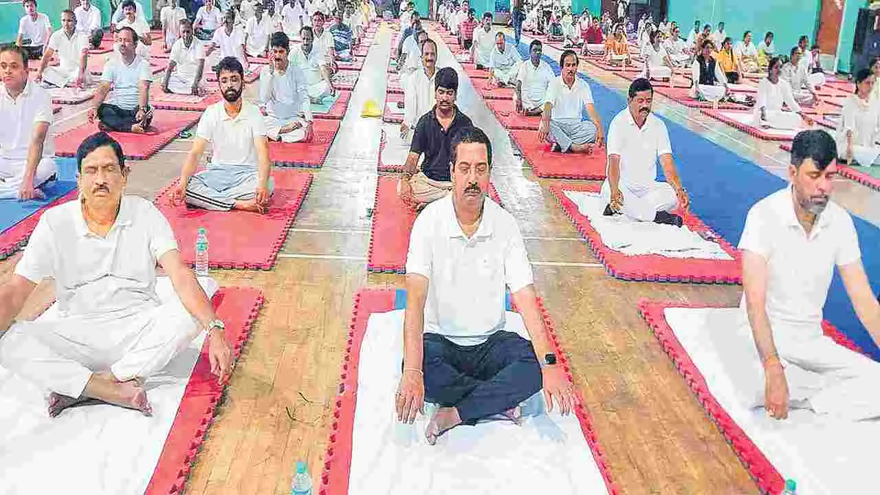 Statewide Yoga Celebrations: వైభవంగా యోగా