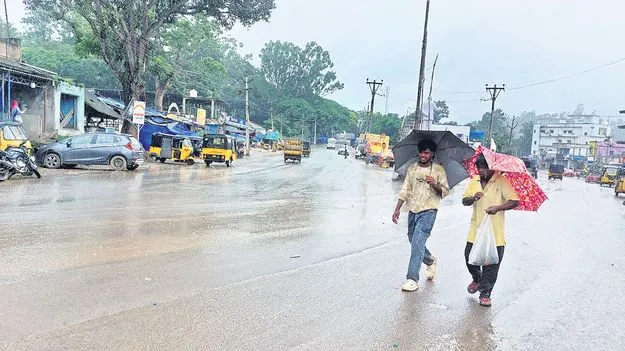 మన్యంలో భారీ వర్షం