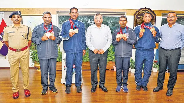 DGP Jitender: ప్రపంచ పోలీసు క్రీడల్లో తెలంగాణకు పతకాలు
