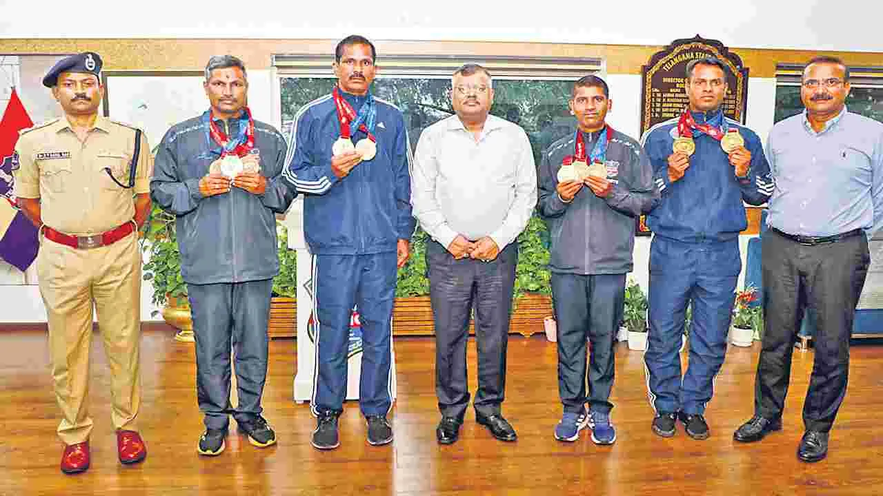 DGP Jitender: ప్రపంచ పోలీసు క్రీడల్లో తెలంగాణకు పతకాలు