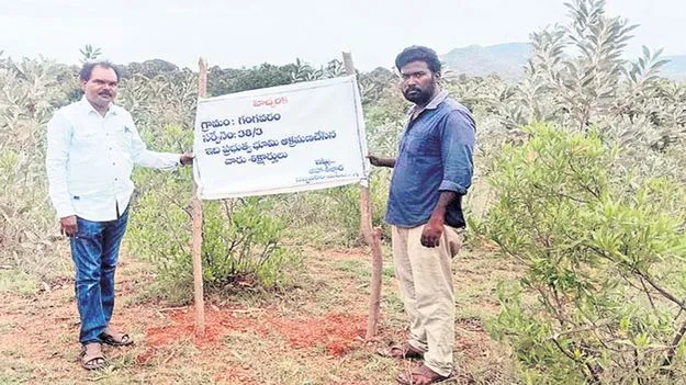 తొమ్మిది ఎకరాల డి.పట్టా రద్దు