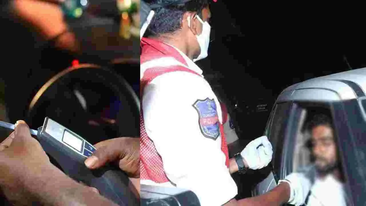 Drunken Drive Suicide Attempt: డ్రంకెన్‌ డ్రైవ్‌ కేసు పెడతారా అంటూ.. పెట్రోల్‌తో నిప్పంటించుకున్న వ్యక్తి 