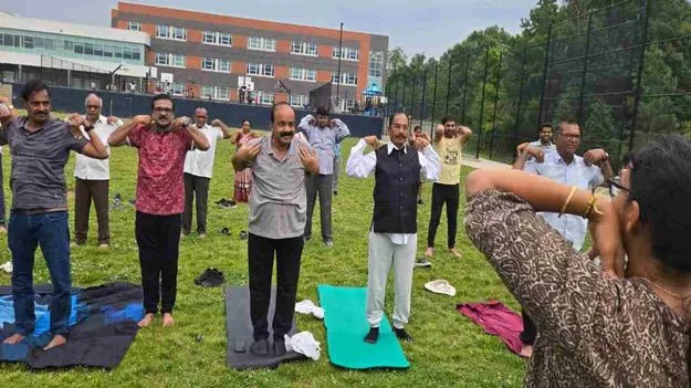 International Yoga Day: అమెరికాలో అంతర్జాతీయ యోగా దినోత్సవం