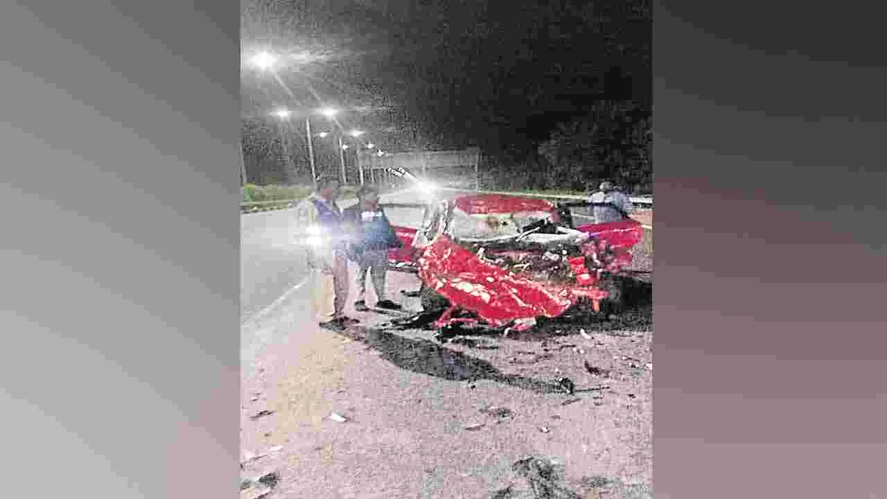 ORR Road Accident: నెత్తురోడిన ఔటర్‌!