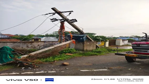 జిల్లాలో గాలివాన బీభత్సం
