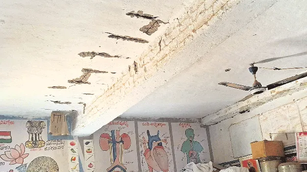 శిథిలావస్థలో పాఠశాల