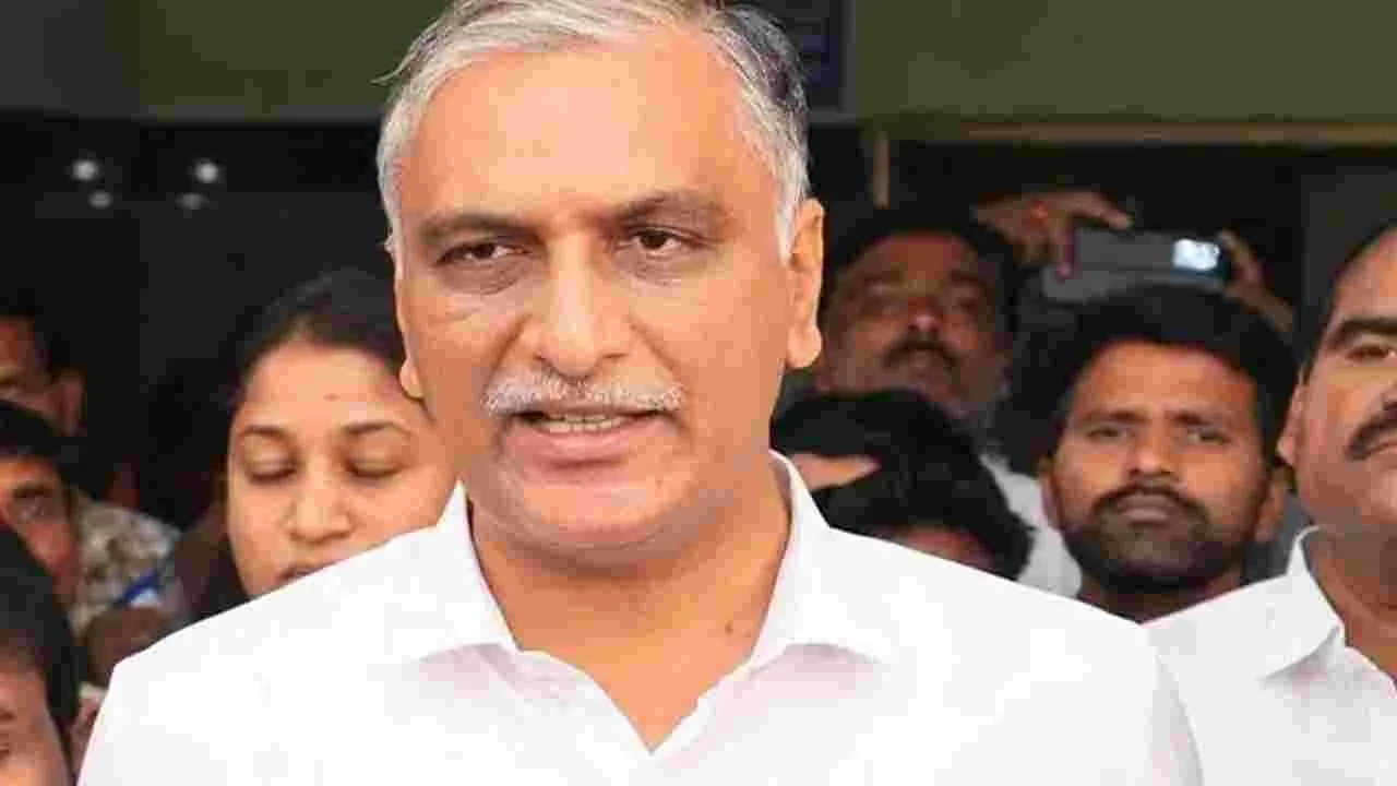 Harish Rao: మేడిగడ్డకు ఒక నీతి.. సుంకిశాలకు ఇంకో నీతా?: హరీశ్‌ రావు