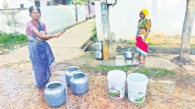 ఎలమంచిలిలో దాహం కేకలు