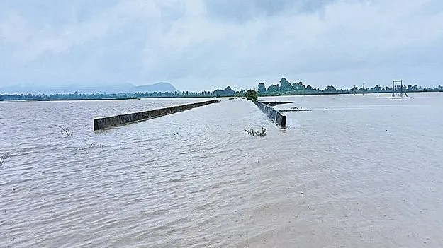 Floods: మేడిగడ్డకు భారీ వరద