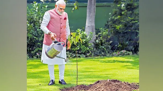 PM Modi: మోదీ నివాసంలో ‘సిందూర్‌ మొక్క’