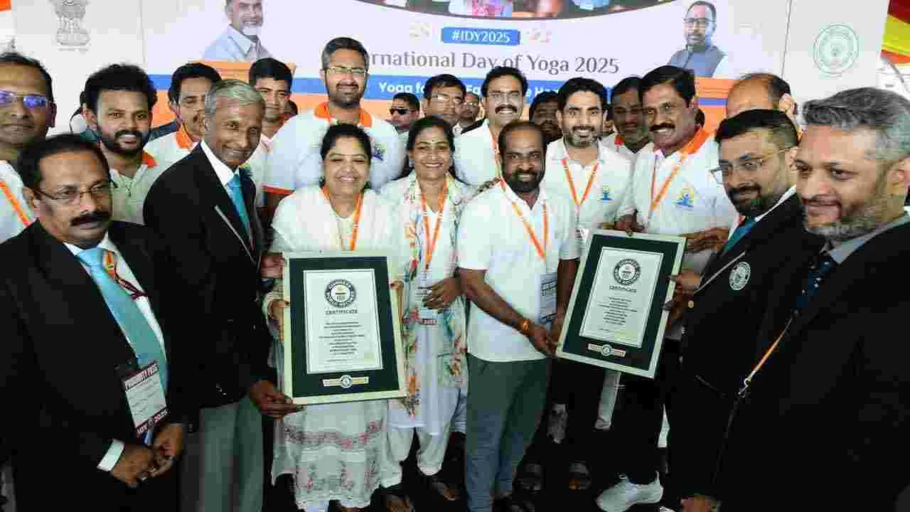 విశాఖలో 11వ అంతర్జాతీయ యోగా దినోత్సవం.. 