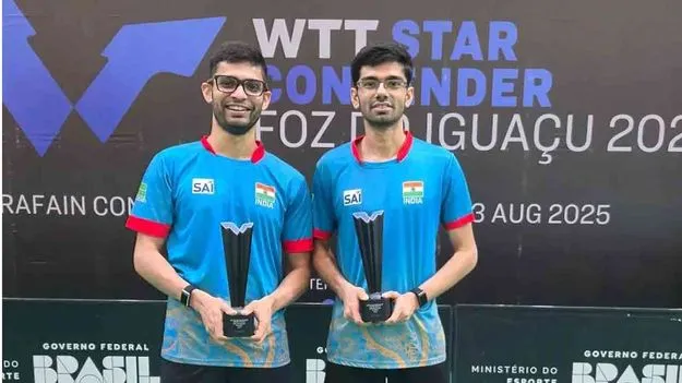 WTT Star Contender: భారత జోడీలకు రన్నరప్‌ టైటిళ్లు