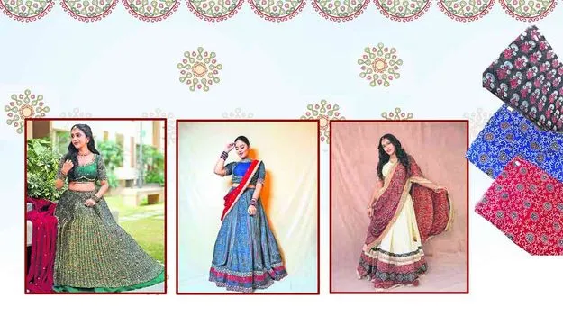 Hand Block Printing: అజ్రఖ్‌ లెహంగాలతో అద్భుతంగా