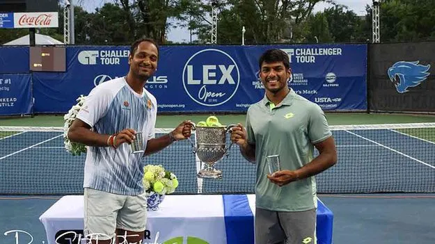 Indian Tennis Duo Wins: అనిరుధ్‌ జోడీకి లెక్సింగ్టన్‌ ట్రోఫీ