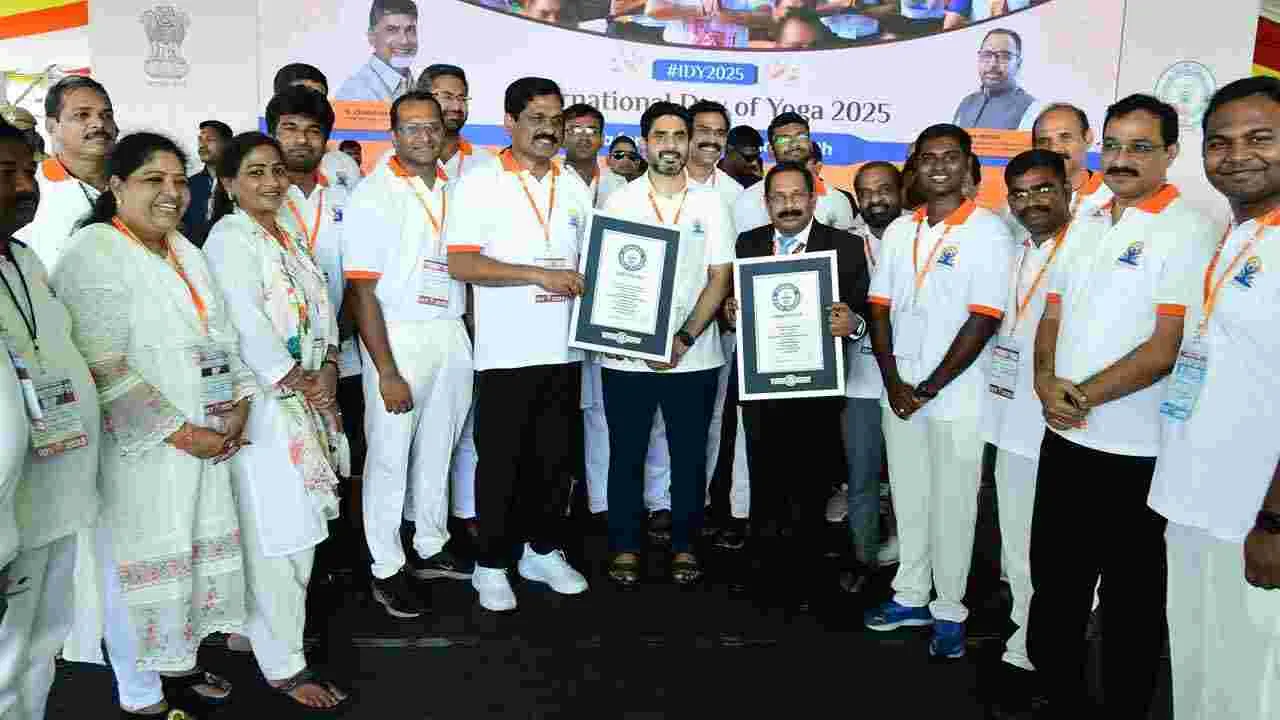 విశాఖలో 11వ అంతర్జాతీయ యోగా దినోత్సవం.. 