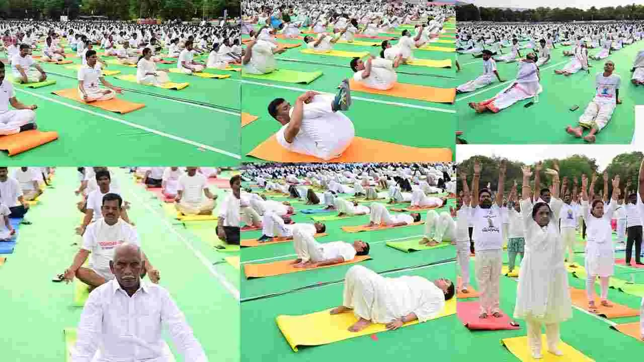 విశాఖలో 11వ అంతర్జాతీయ యోగా దినోత్సవం.. 
