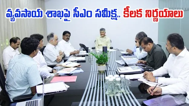CM Chandrababu: వ్యవసాయ శాఖపై ఏపీ సీఎం చంద్రబాబు సమీక్ష.. కీలక నిర్ణయాలు