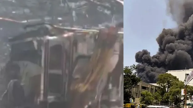 Air India Accident First Video: ఎయిర్ ఇండియా ప్రమాదం ఫస్ట్ వీడియో దృశ్యాలు..