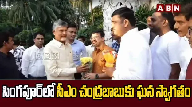 Chandrababu Naidu Singapore: సింగపూర్లో సీఎం చంద్రబాబుకు ఘన స్వాగతం.. ఆంధ్రాకు పెరిగిన ప్రతిష్ఠ