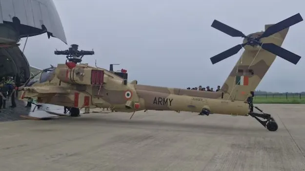 Apache-64H India: భారత్‌కు అపాచీ ఎటాక్ హెలికాఫ్టర్‌లు.. తొలి దశలో మూడింటి డెలివరీ పూర్తి
