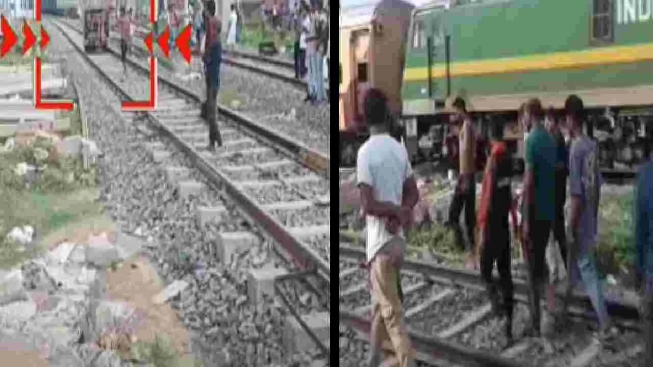 Auto on Railway Track: రైల్వే ట్రాక్‌పై రెచ్చిపోయిన ఆటో డ్రైవర్.. ఫుల్లుగా తాగి.. షాకింగ్ వీడియో