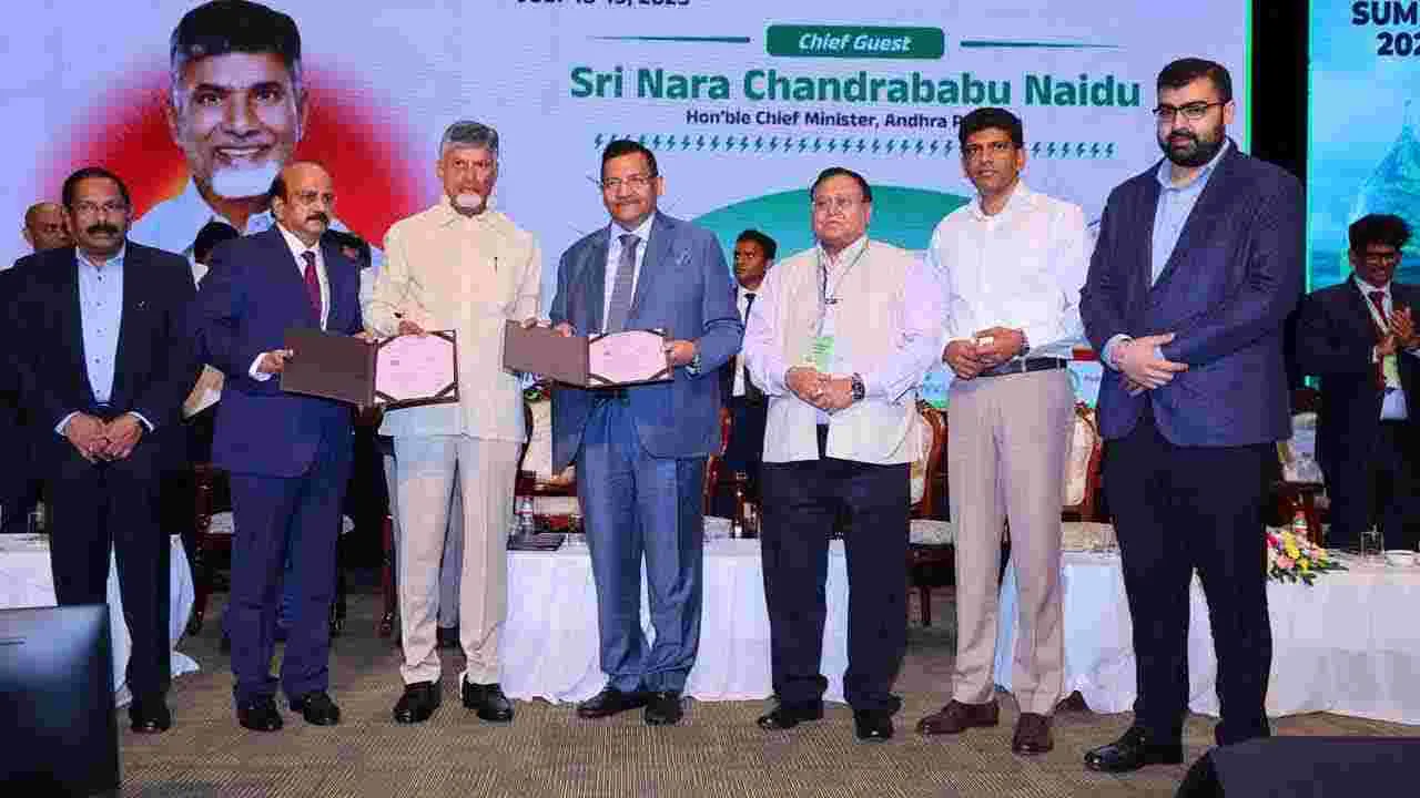 CM Chandrababu: గ్రీన్ హైడ్రోజన్ సమ్మిట్లో పాల్గొన్న సీఎం చంద్రబాబు