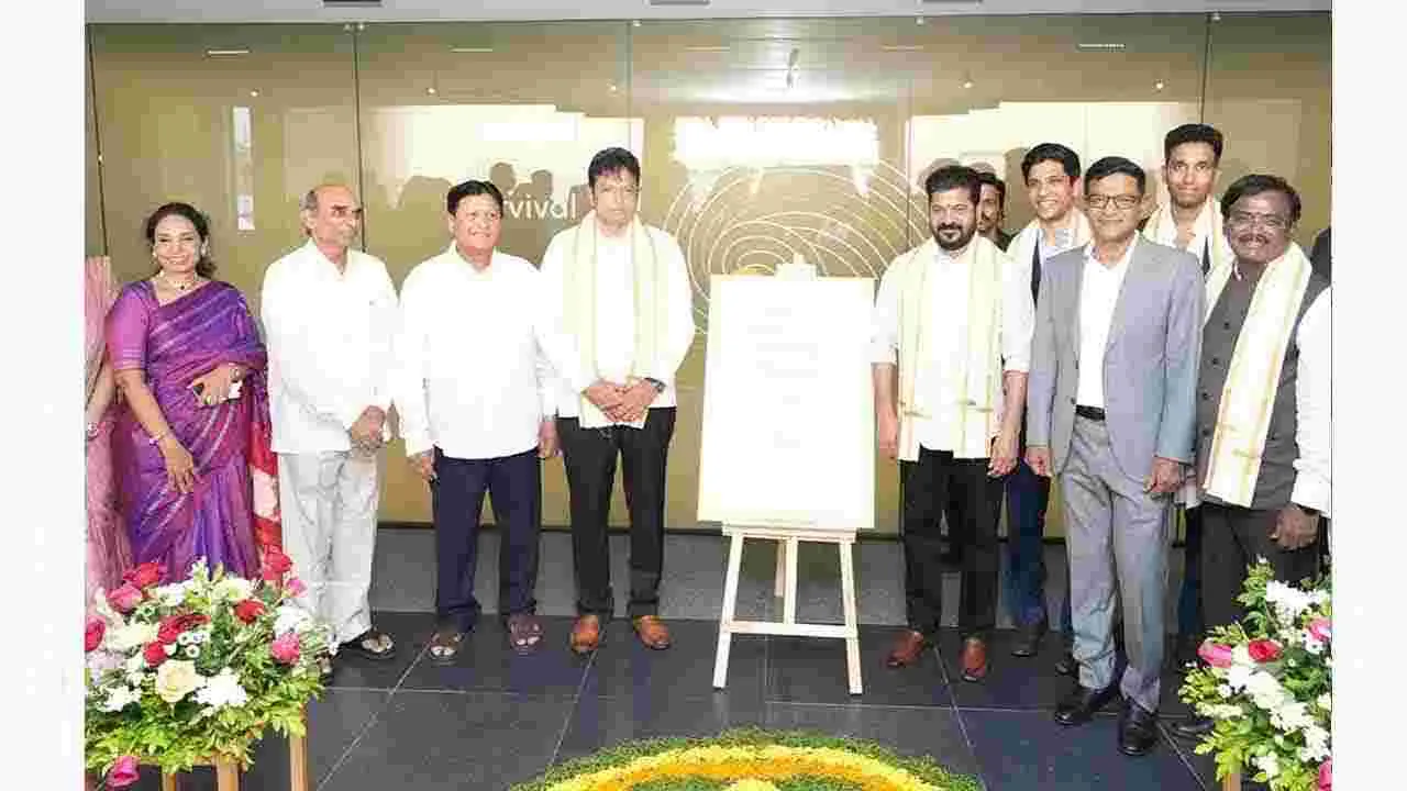CM Revanth Reddy: శామీర్పేట జీనోమ్ వ్యాలీలో ఐకార్ బయాలజిక్స్కి శంకుస్థాపన.. పాల్గొన్న సీఎం రేవంత్రెడ్డి