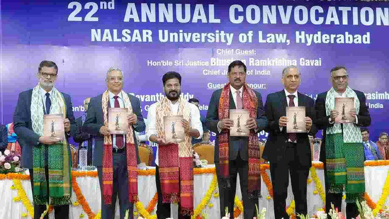 NALSAR University: ఘనంగా నల్సార్ విశ్వవిద్యాలయ స్నాతకోత్సవం