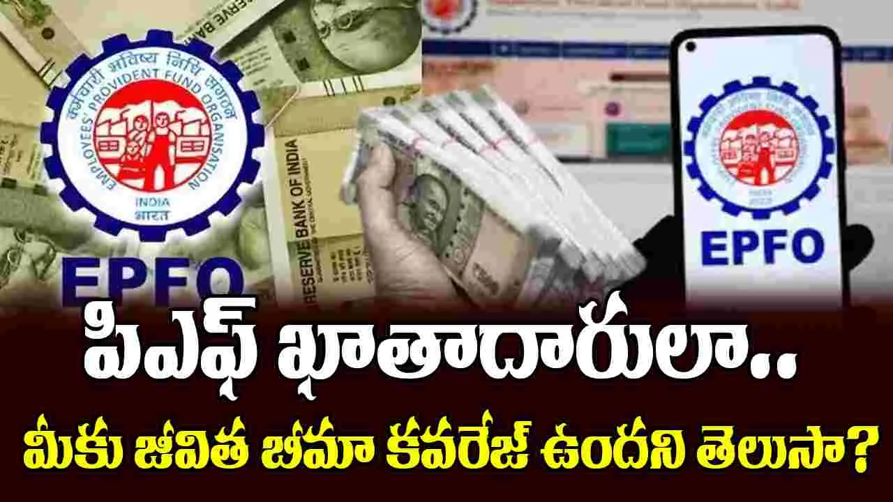 EPFO: పిఎఫ్(PF) ఖాతాదారులా.. మీకు జీవిత బీమా కవరేజ్ ఉందని తెలుసా?