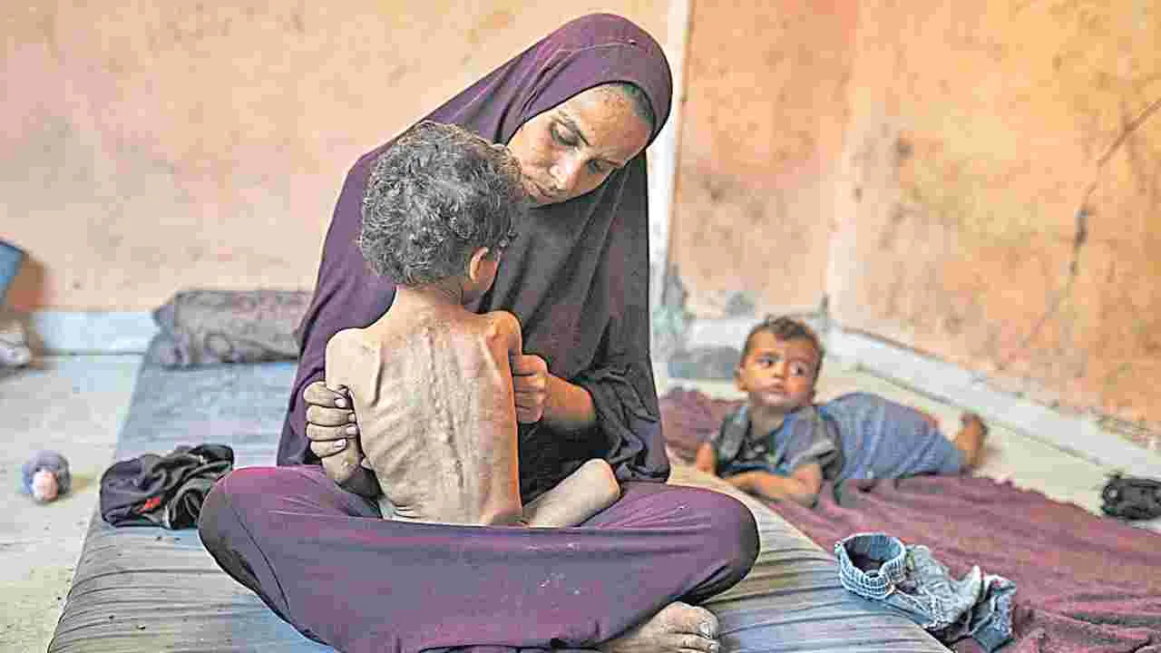 Gaza Famine Crisis: ఆకలి చావుల అంచున గాజా