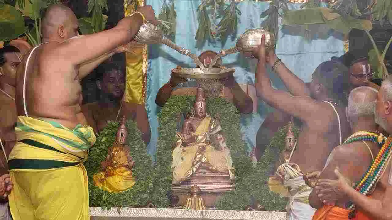 తిరుపతిలో వైభవంగా ప్రారంభమైన గోవిందరాజస్వామి జ్యేష్ఠాభిషేకం