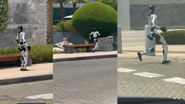 Dubai Humanoid Robo: వామ్మో.. నడి రోడ్డు మీద ఈ రోబో ఏం చేస్తోందో చూస్తే..