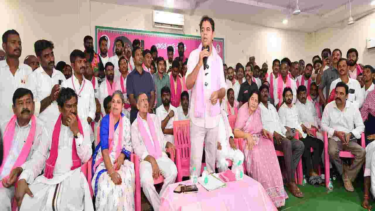 KTR: పరకాలలో కేటీఆర్ పర్యటన.. గిఫ్ట్ ఏ స్మైల్ కార్యక్రమంలో కేసీఆర్ కిట్లు పంపిణి