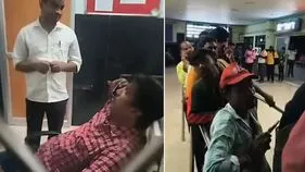 Railway Clerk Video: రైల్వే క్లర్క్ దారుణం.. నెట్టింట షాకింగ్ వీడియో వైరల్ 