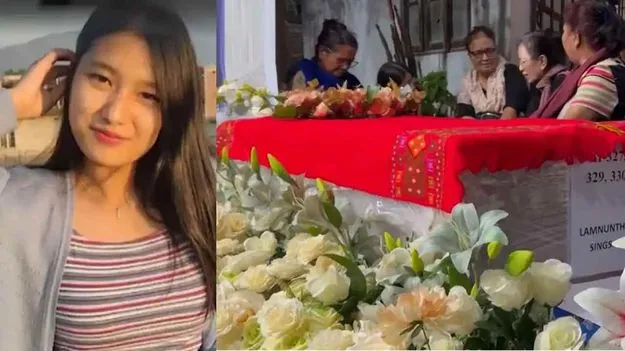 Lamnunthem Singson: లామ్నుంథెం సింగ్సన్‌కు కడసారి వీడ్కోలు.. భారీగా తరలి వచ్చిన ప్రజలు