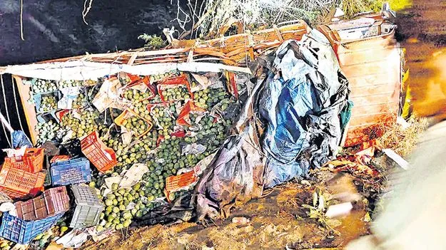 Annamayya District: మామిడి లారీ బోల్తా